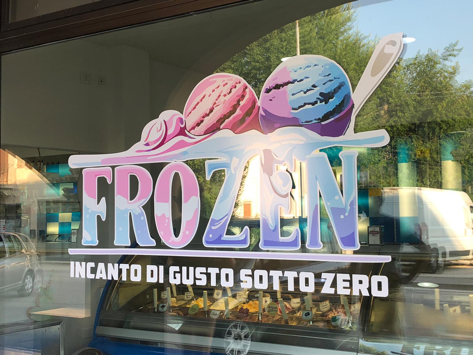 Decorazione vetrina di un punto vendita